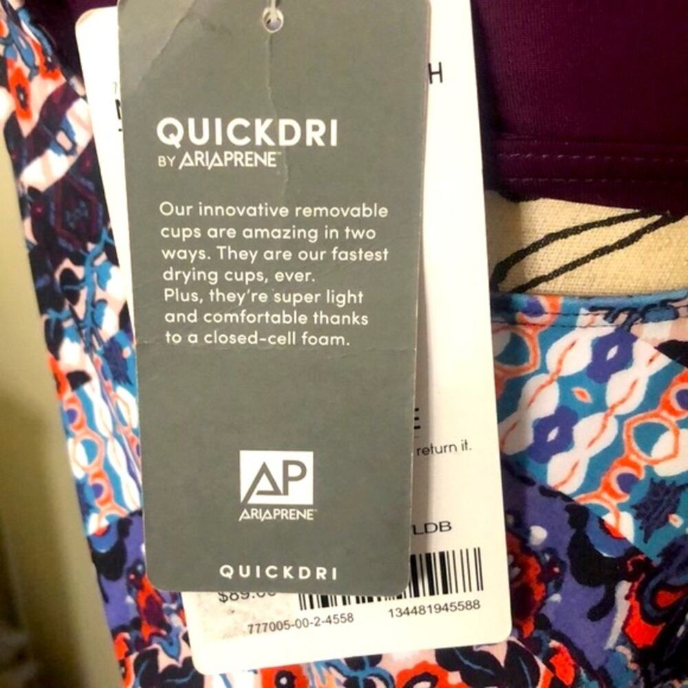 NWT! Athleta Marrakesh Side Scrunch Tankini Size 32 B/C - Picture 9 of 10